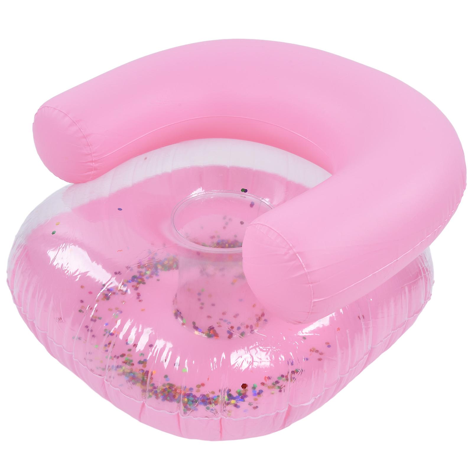 Baby Inflatable Sofa Water Swimming Chair Thickening PVC Children Bathing Learning Stool