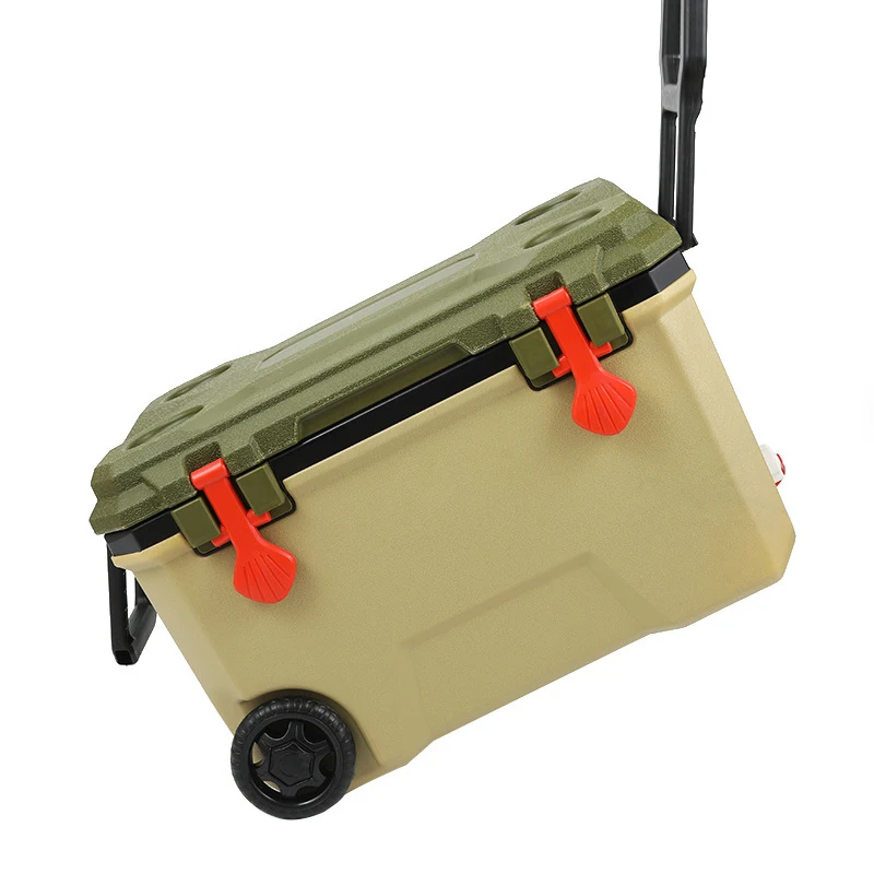 Hot selling foodgrade Design cooler box multifunctional outdoor and indoor ice chest cooler for camping fishing hunting