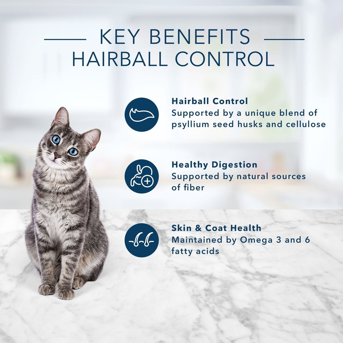 Blue Buffalo Tastefuls Hairball Control Natural Chicken and Brown Rice Recipe Adult Dry Cat Food