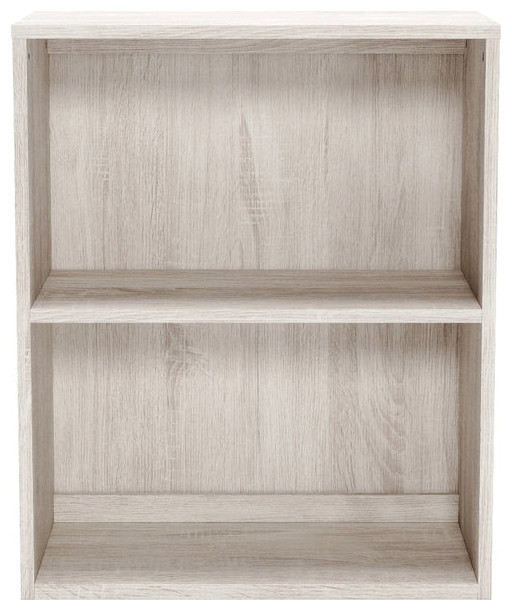 Benzara BM248084 Small Bookcase With 1 Adjustable Shelf  Antique White   Transitional   Bookcases   by Uber Bazaar  Houzz