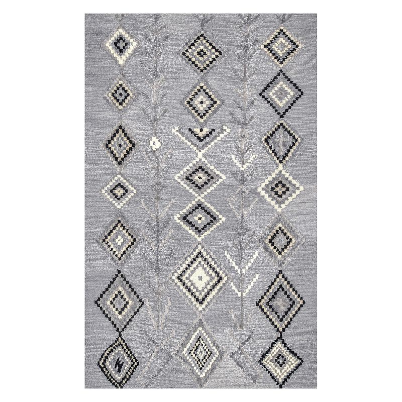 nuLOOM Belini Geometric Wool Blend Rug