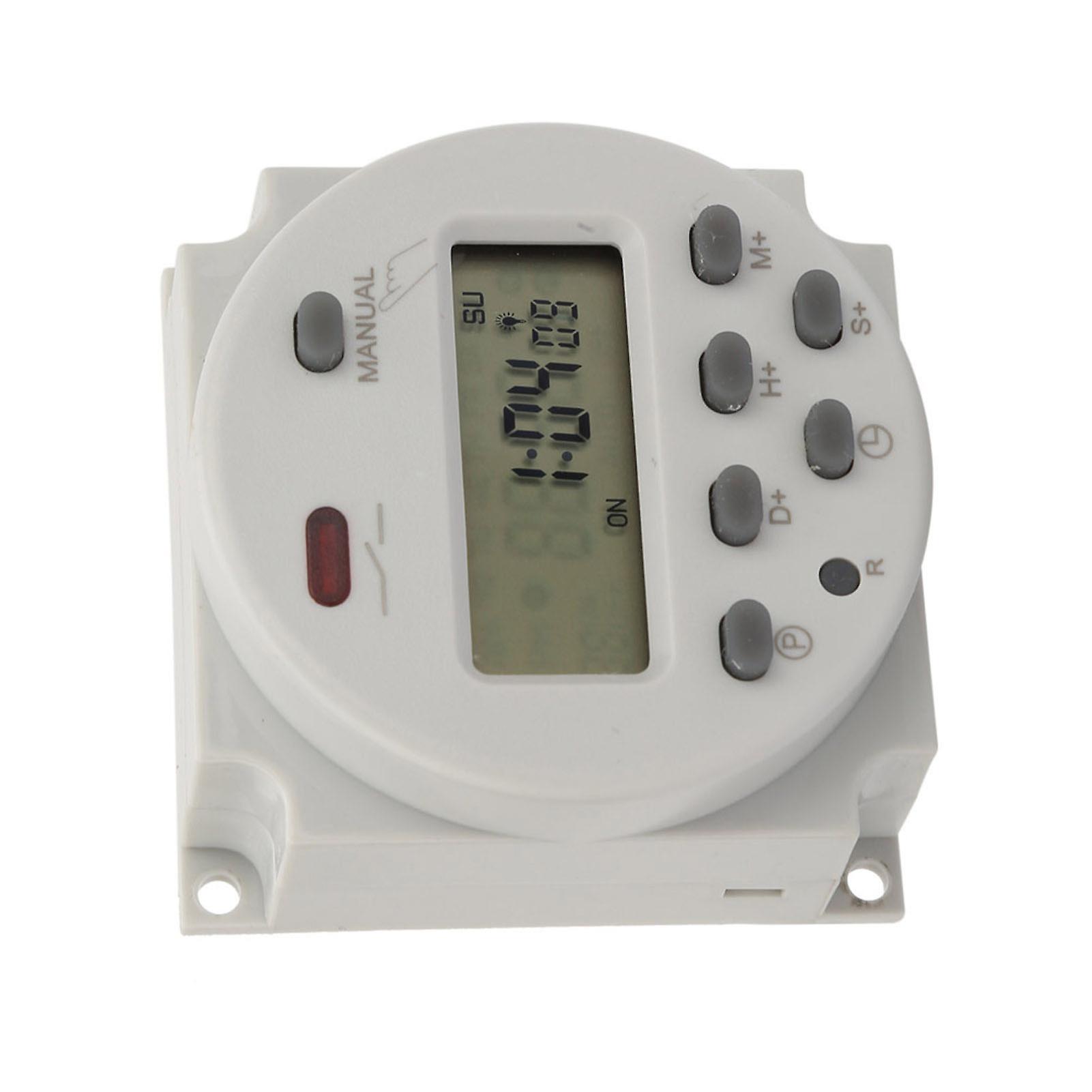 Small Type 7 Days Programmable Digital Displayed Timer Switch 1s~168h 5va(12v Dc)