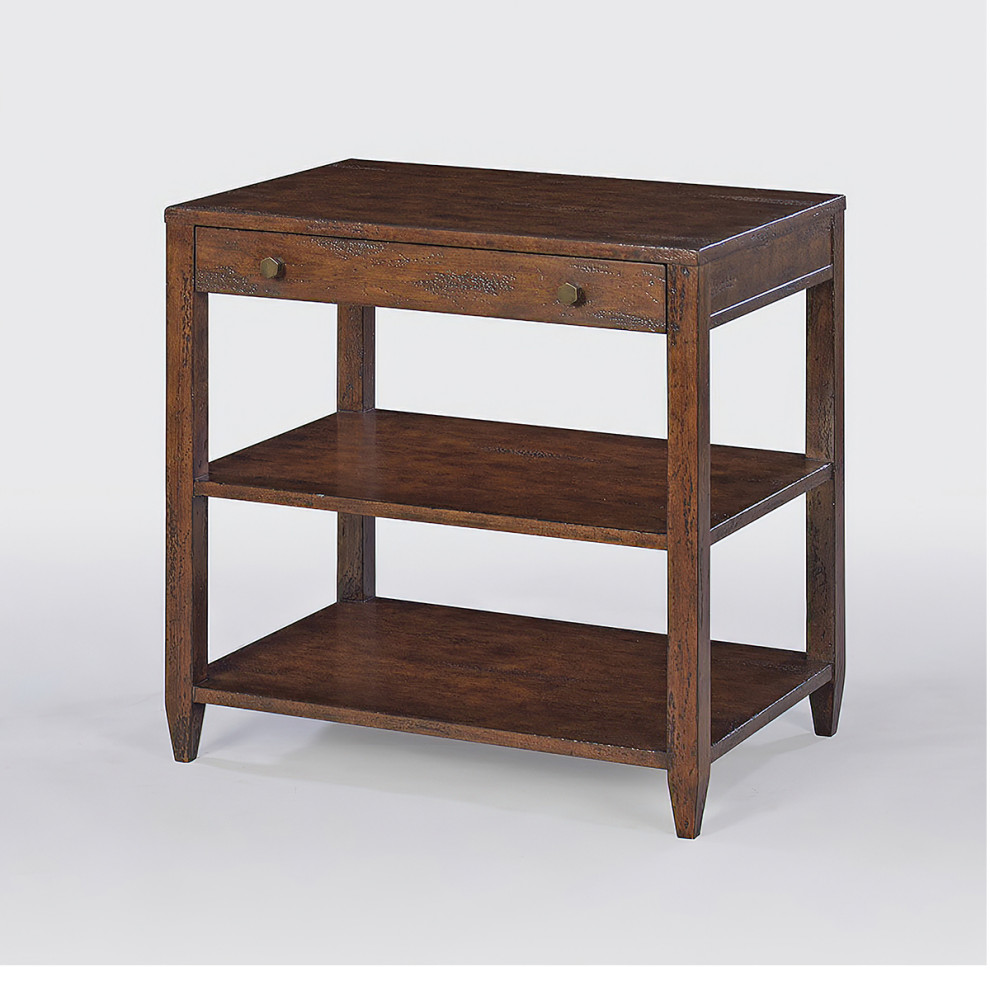 Classic Wide Side Table Mahogany Finish   Transitional   Side Tables And End Tables   by English Georgian America  Houzz