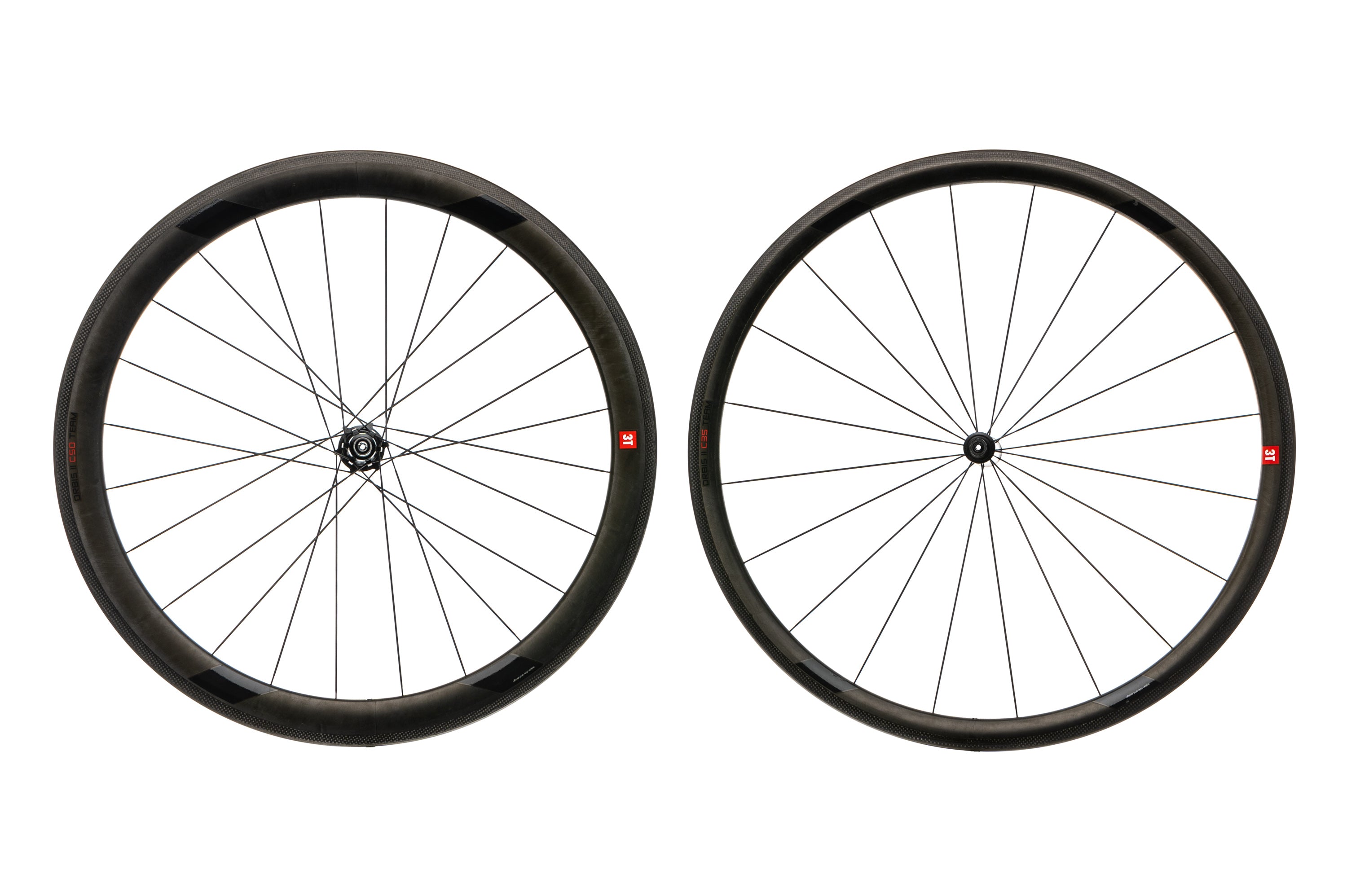 3T Orbis II C35/C50 Team Carbon Clincher 700c Wheelset