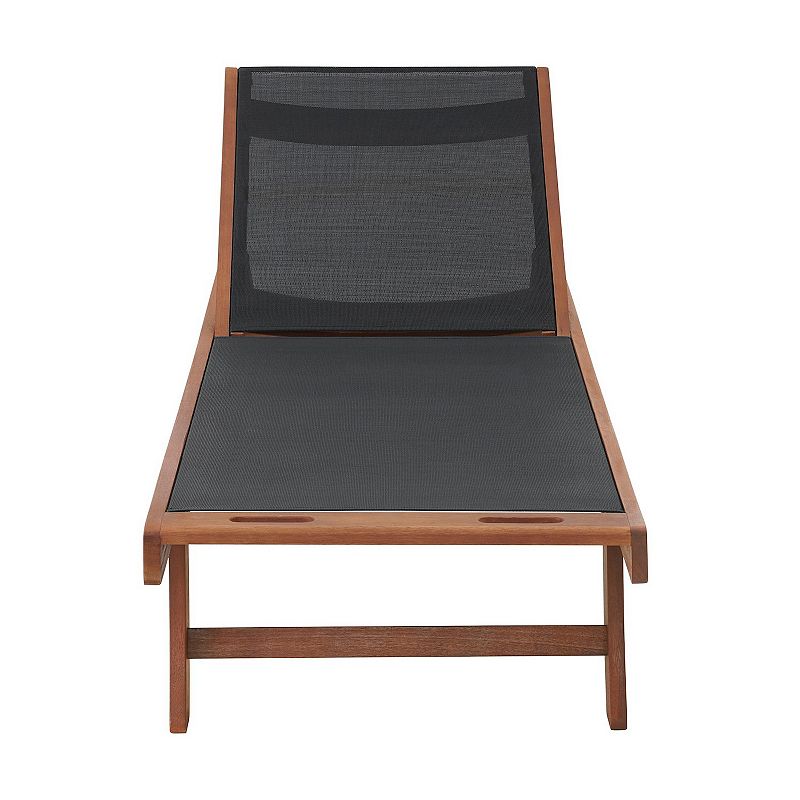 Alaterre Furniture Caspian Outdoor Mesh Lounge Chair 2-piece Set