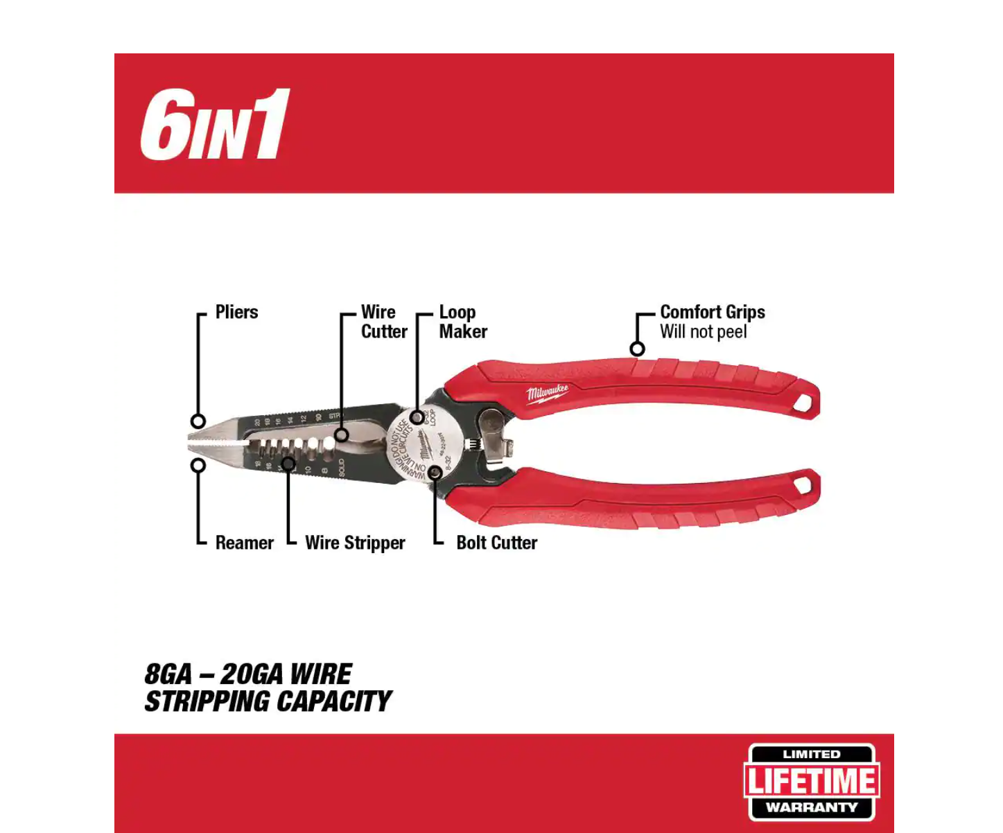 Milwaukee 48-22-8315-48-22-3079 15 in. PACKOUT Tote with 6-in-1 Wire Stripper Pliers