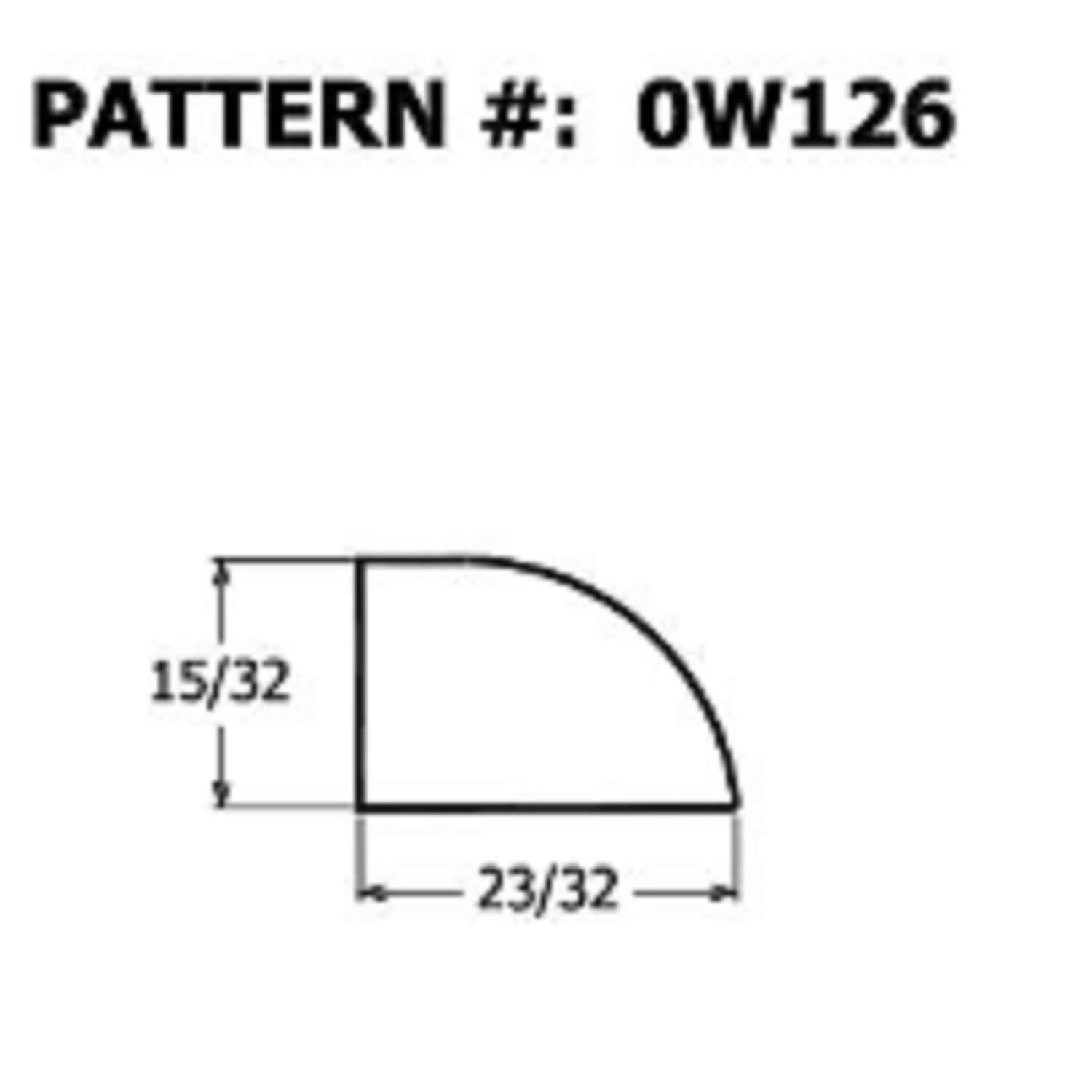 Alexandria Moulding 1/2 in. H X 3/4 in. W X 8 ft. L Unfinished Natural Pine Molding