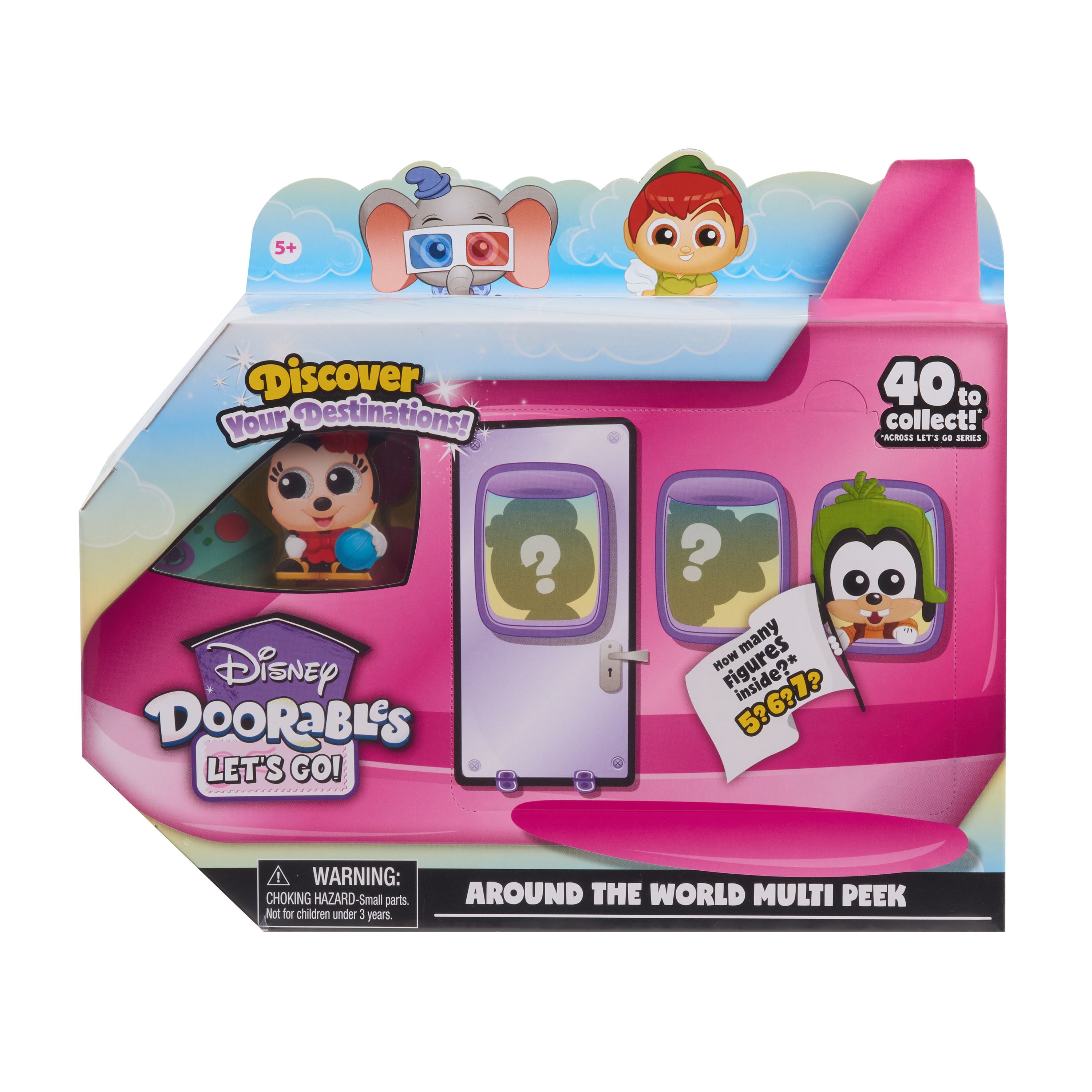 Doorables Let's Go Blind Bag Collectible Figures Series 1， Officially Licensed Kids Toys for Ages 5 Up， Gifts and Presents