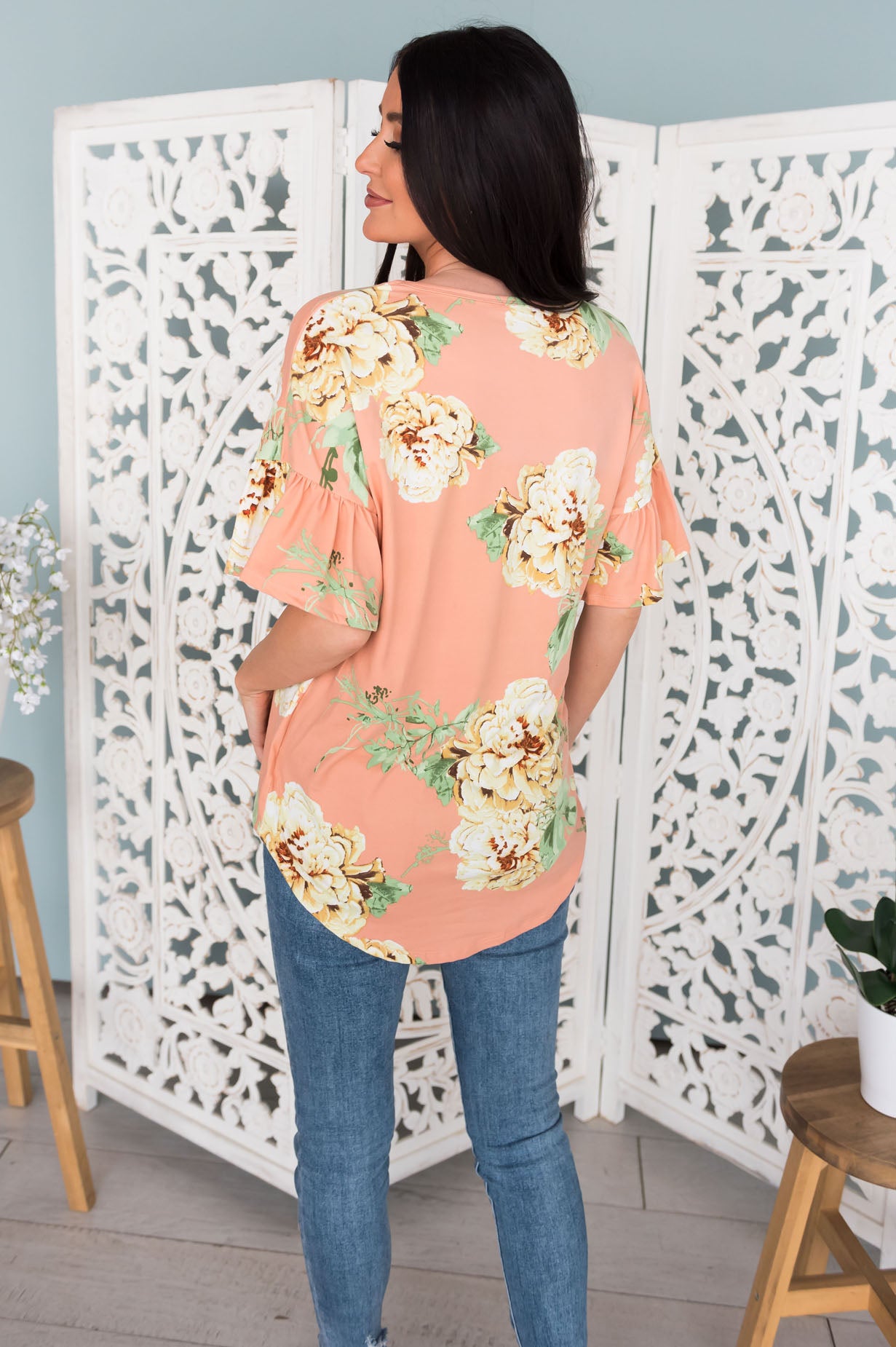 Floral Cutie Modest Top