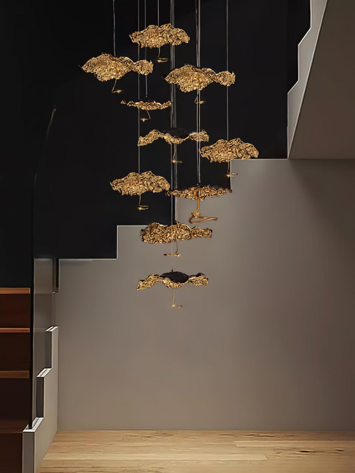 Brass Aviary Constellation Chandelier