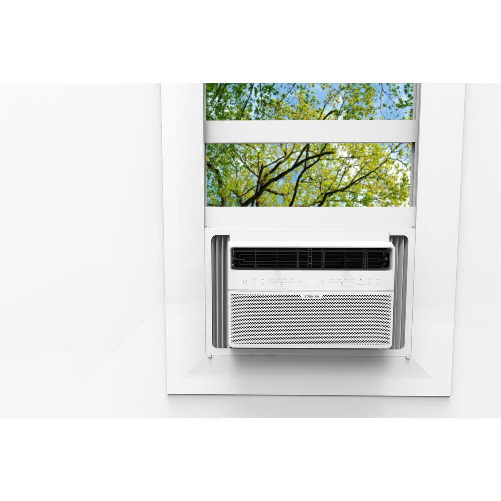 Toshiba 18000 BTU 230-Volt Touch Control Window Air Conditioner with Remote and ENERGY STAR in White RAC-WK1823ESCWR