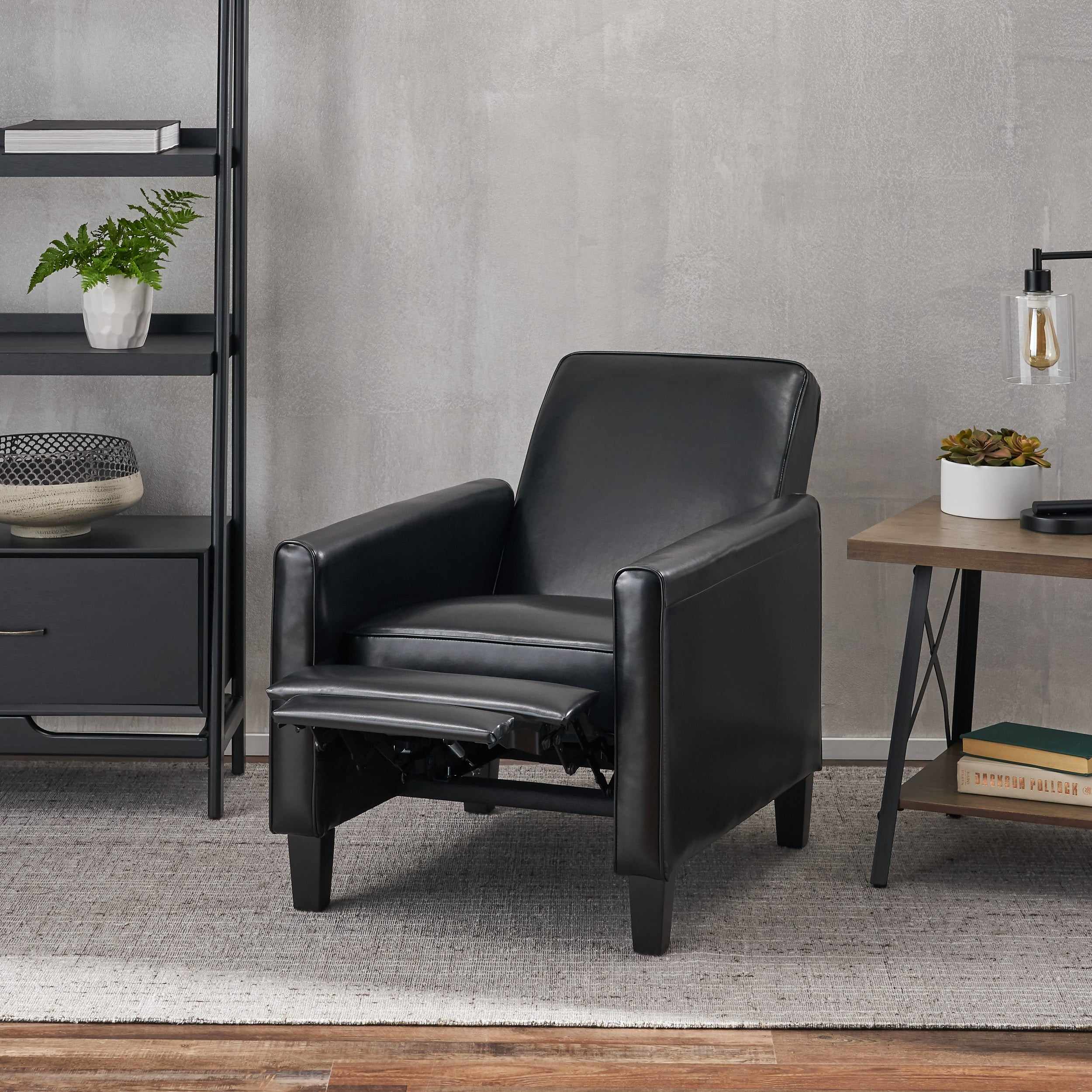 Lucas Modern Leather Recliner Chair