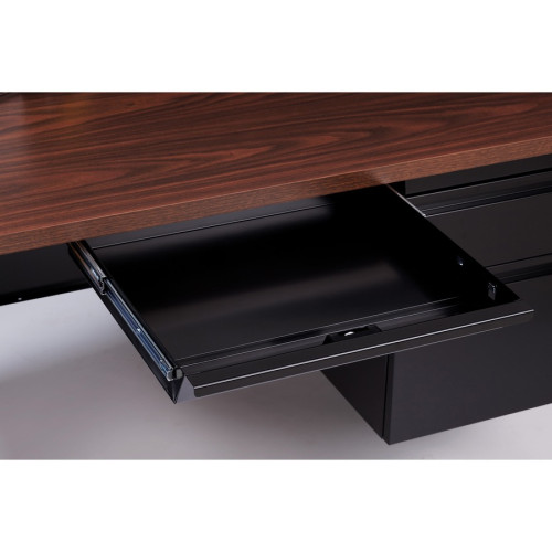 Lorell Fortress Series Double-Pedestal Desk (60927)