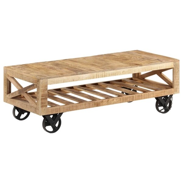 Coffee Table with Wheels 43.3