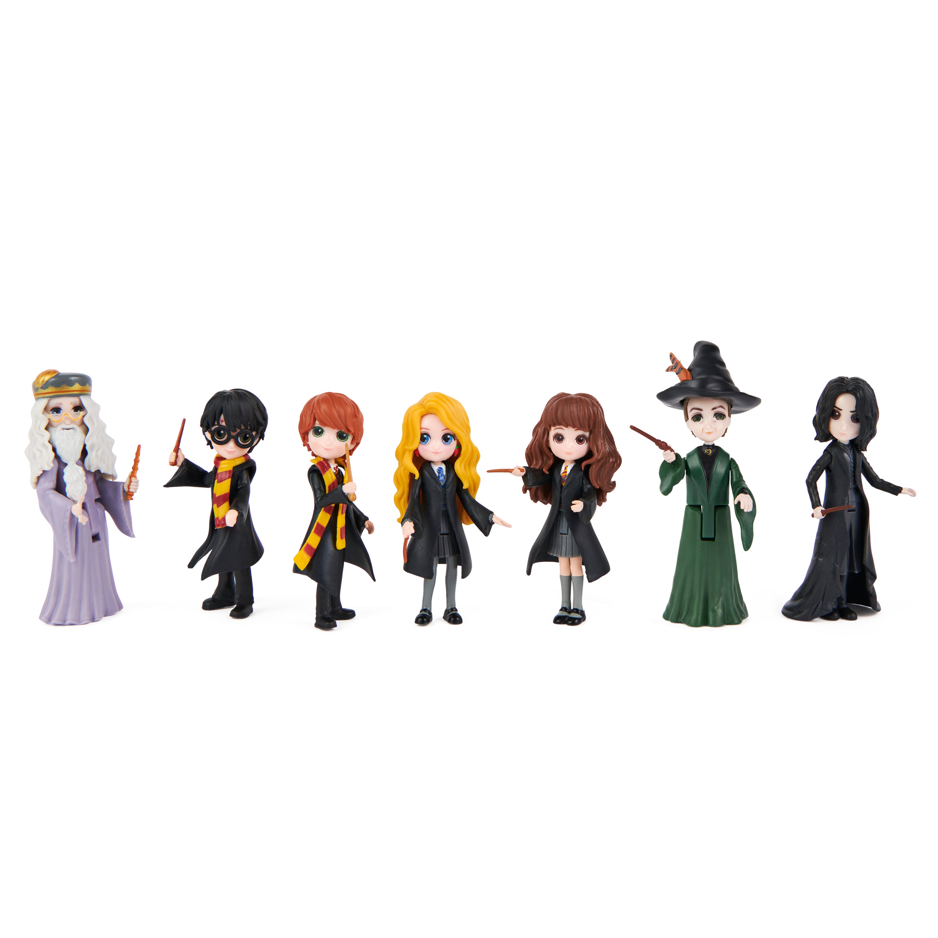 Wizarding World Harry Potter, Magical Minis Collector Set with 7 Collectible 3-inch Toy Figures, Kids Toys for Ages 5 and up