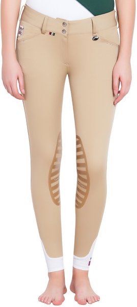 Equine Couture Ladies Fiona Silicone Knee Patch Breeches