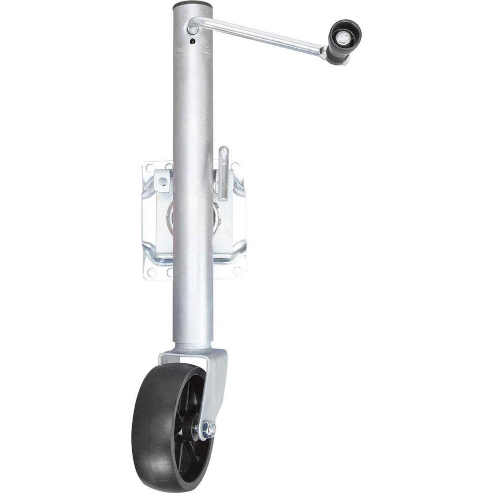 Torin 1000 lbs. Side-Wind Bolt-On Trailer Jack with Wheel ATR39001R