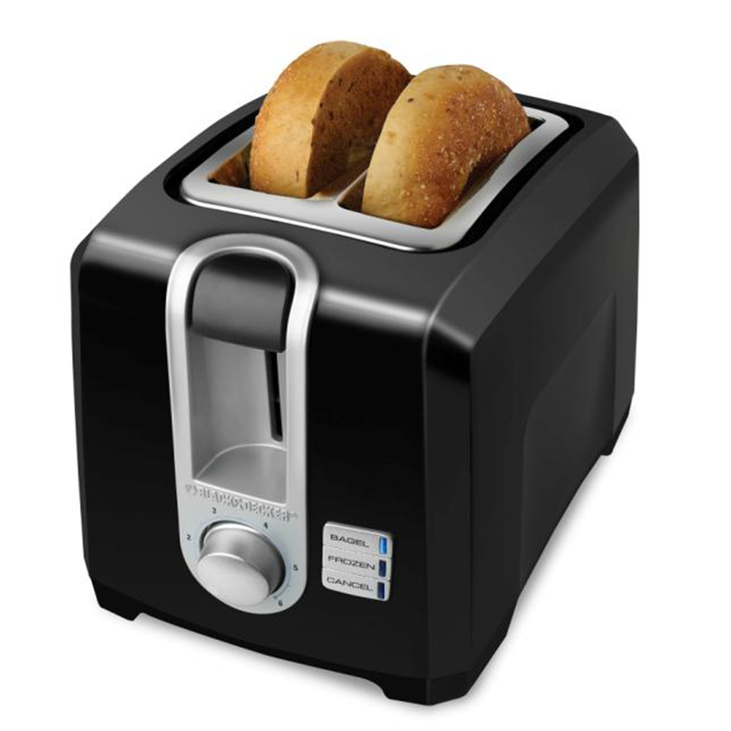 Black+Decker Metal Black 2 slot Toaster 13 in. H X 8 in. W X 12.79 in. D