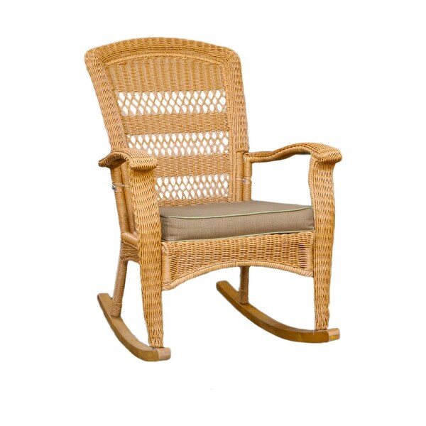 Portside Southwest Amber Rocking Chair with Cushion