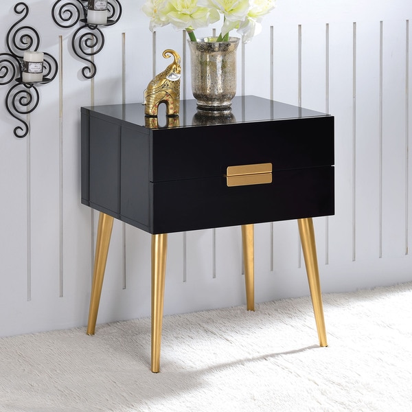 Acme Furniture Denvor Mid-Century Side Table