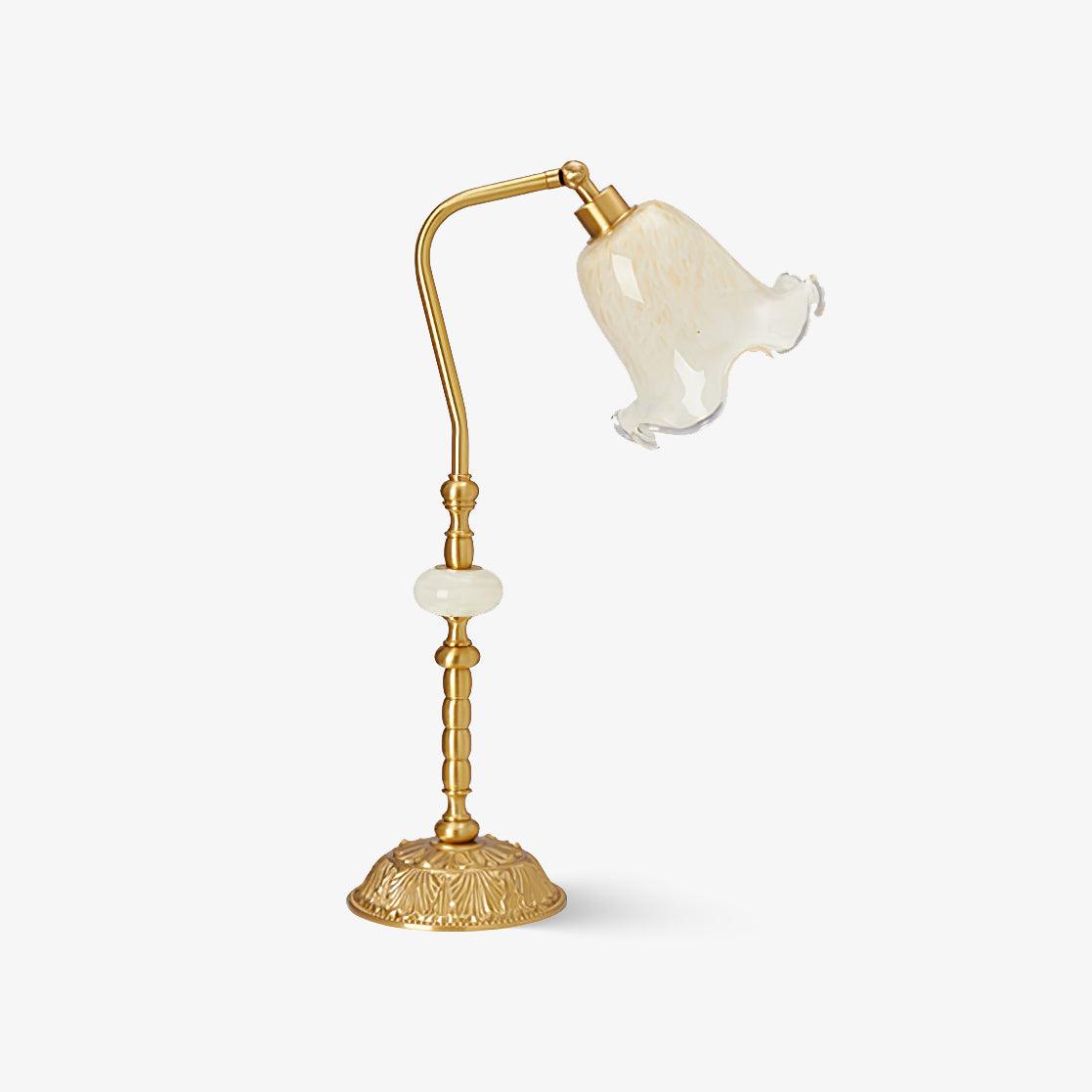 Tulip Brass Table Lamp