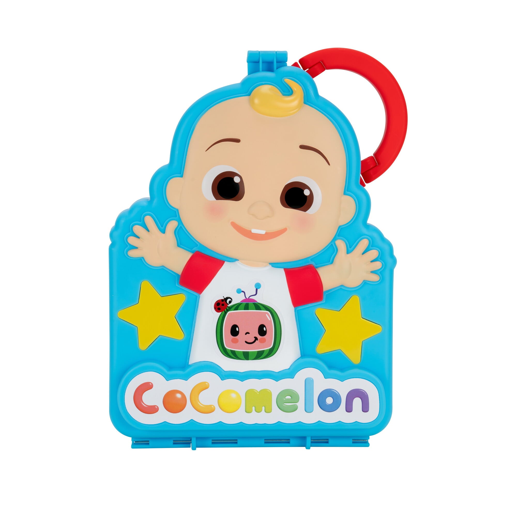 CoComelon Carry Along Figure Case with 6 Articulated Figures - Toys for Kids， Toddlers， and Preschoolers