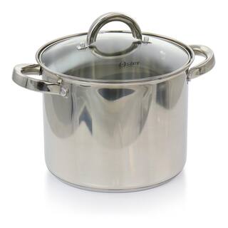 Oster Sangerfield 4 Piece 5 Quart Stainless Steel Pasta Pot with Lid 985116071M