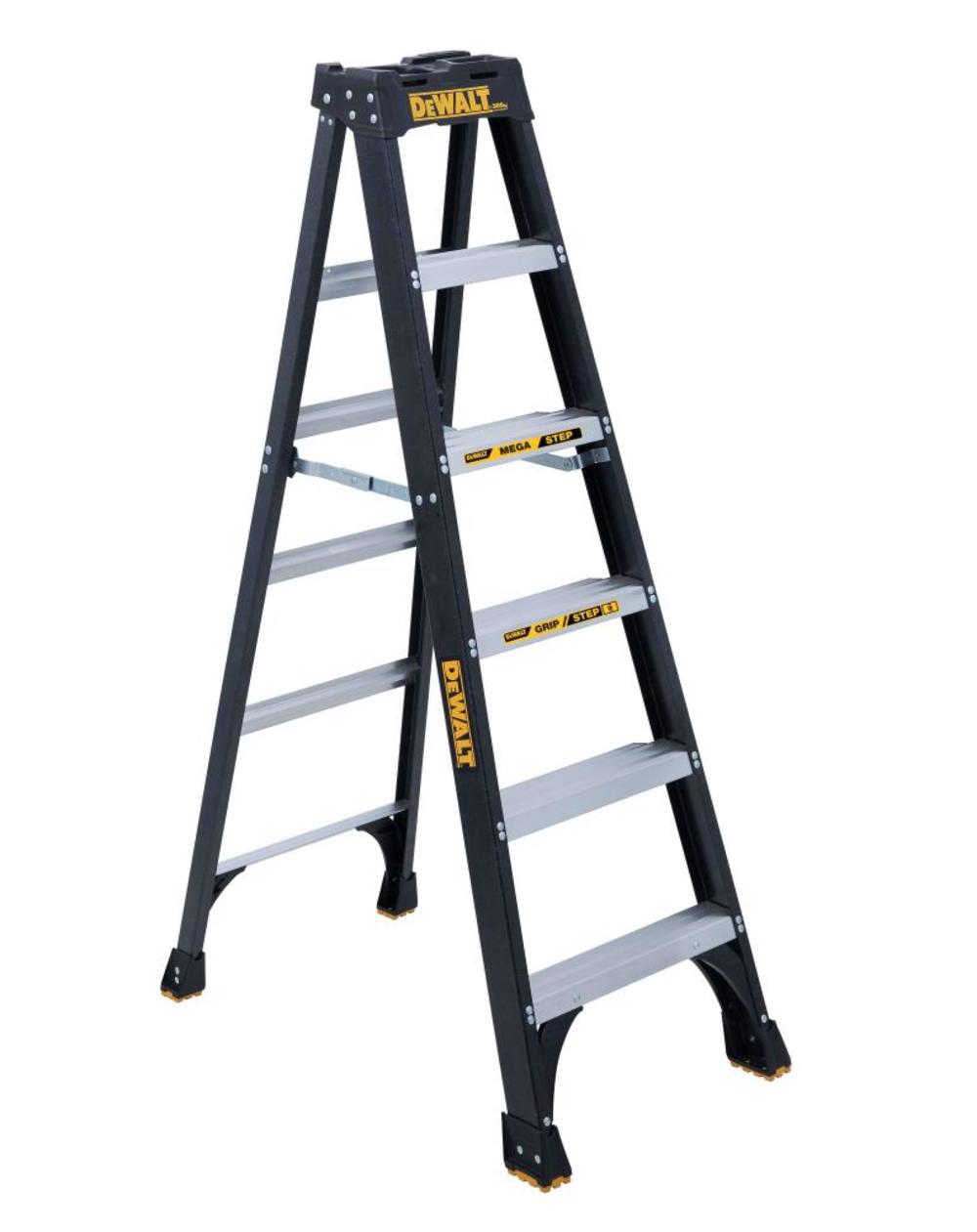 6' Fiberglass Step ladder 300lbs.