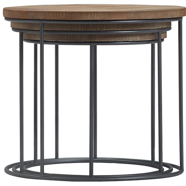 Tommy Hilfiger Berkshire Nesting Side Tables， Set of 3