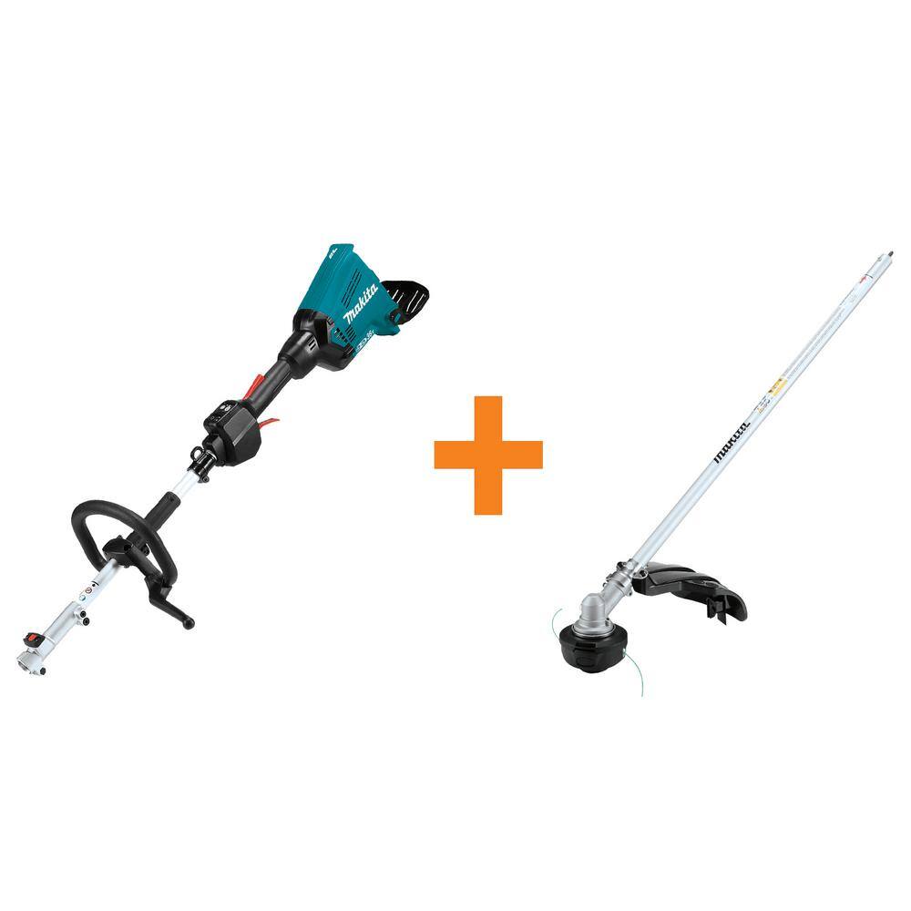 Makita 18V X2 (36V) LXT Lithium-Ion Brushless Cordless Couple Shaft Power Head (Tool-Only) String Trimmer Attachment XUX01ZEM405MP