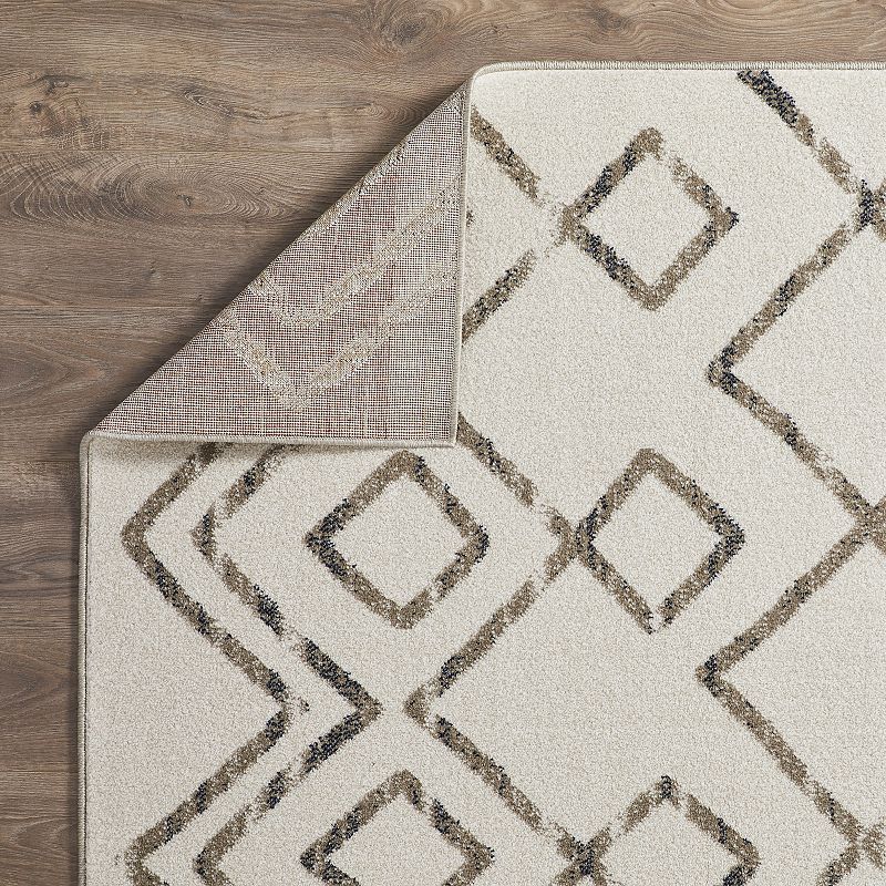 Loomaknoti Taytum Rocey White Area Rug