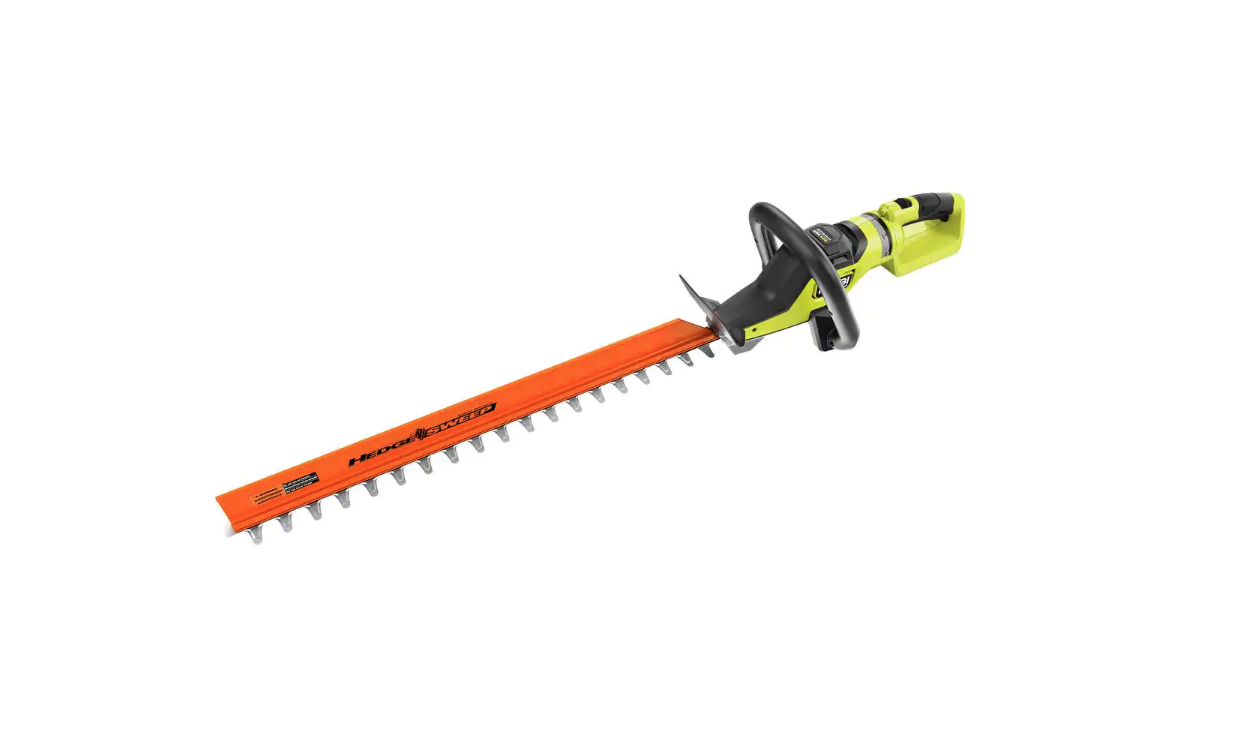 RYOBI RY40604BTLVNM 40V HP Brushless 26 in. Cordless Battery Hedge Trimmer (Tool Only)