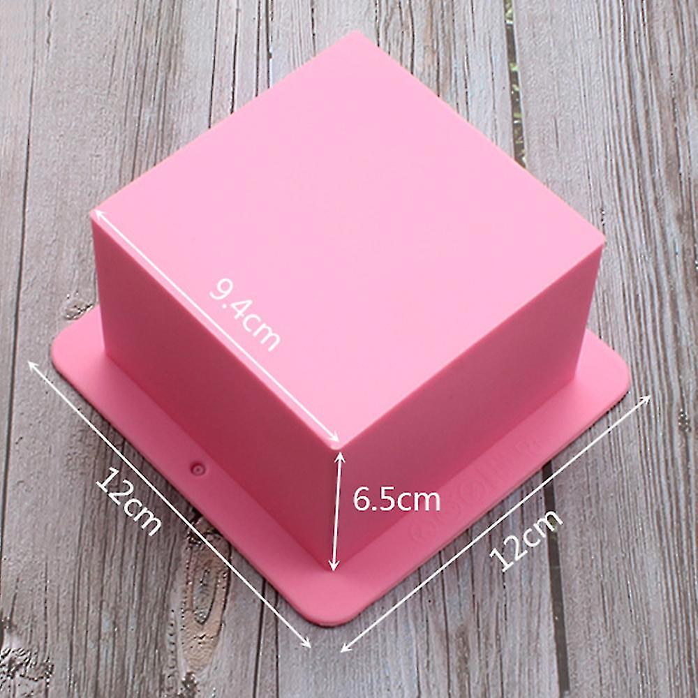 2pcs 500ml Silicone Mold For Handmade Soap Mold Toast Mold Bread Mold Square