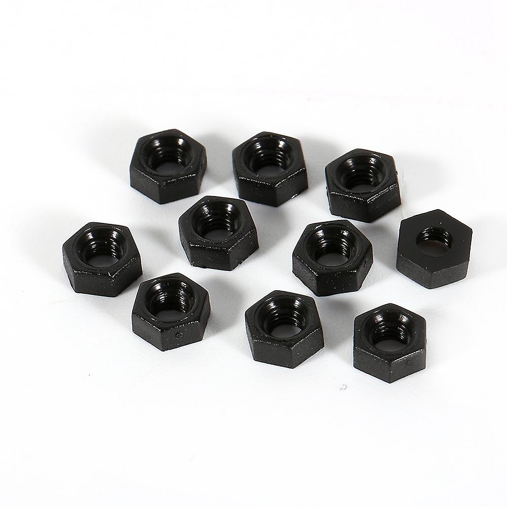 100pcs M2 M3 M4 Plastic Nylon Hex male Female Female Spacer Round Head Screw Nut