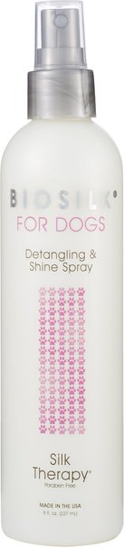 BioSilk Therapy Detangling and Shine Dog Spray， 8-oz bottle