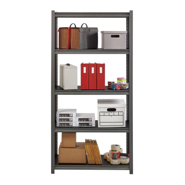 Lorell 3，200 lb Capacity Riveted Steel Shelving