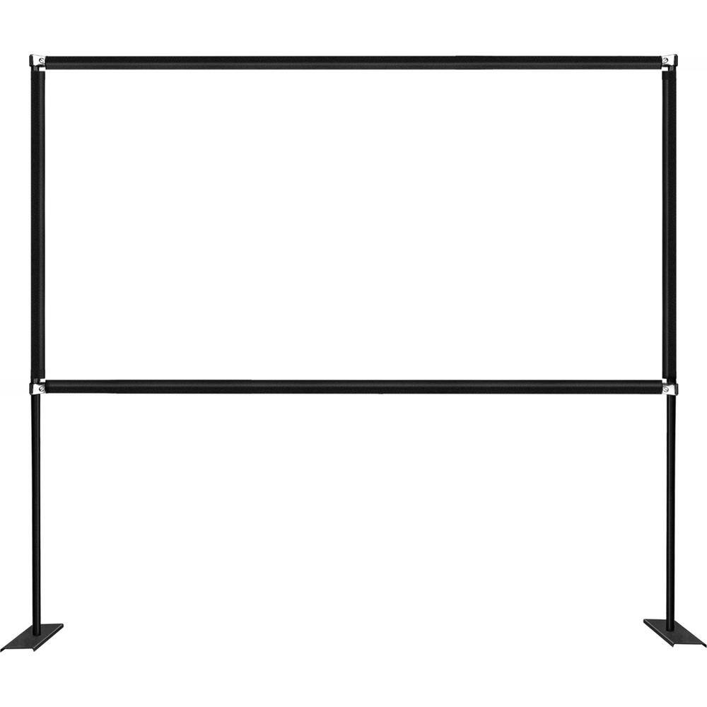 VEVOR 100 in. Projector Screen with Stand Portable Movie Screen 16:9 4K HD Wide Angle Projector Screen Stand for Outdoor Use DSTPMYC100IMU5ZF4V0