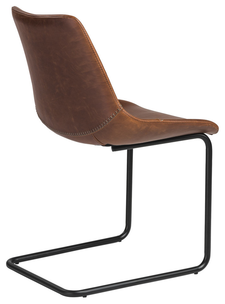 Flynn Side Chair   Industrial   Dining Chairs   by Euro Style  Houzz