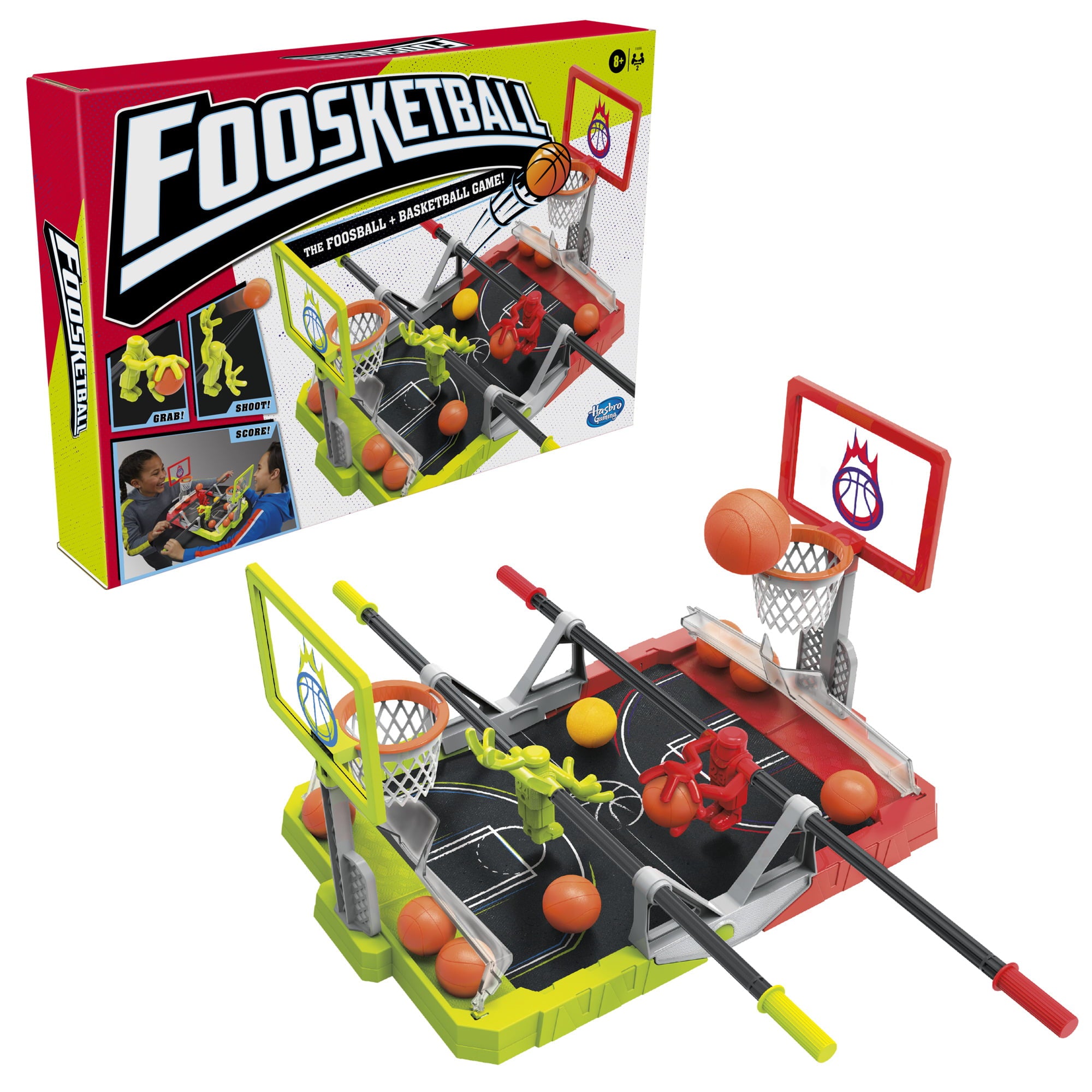 Foosketball Game, The Foosball Plus Basketball Tabletop Game for Kids