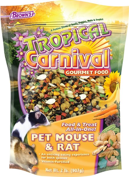 Brown's Tropical Carnival Gourmet Mouse and Rat Food