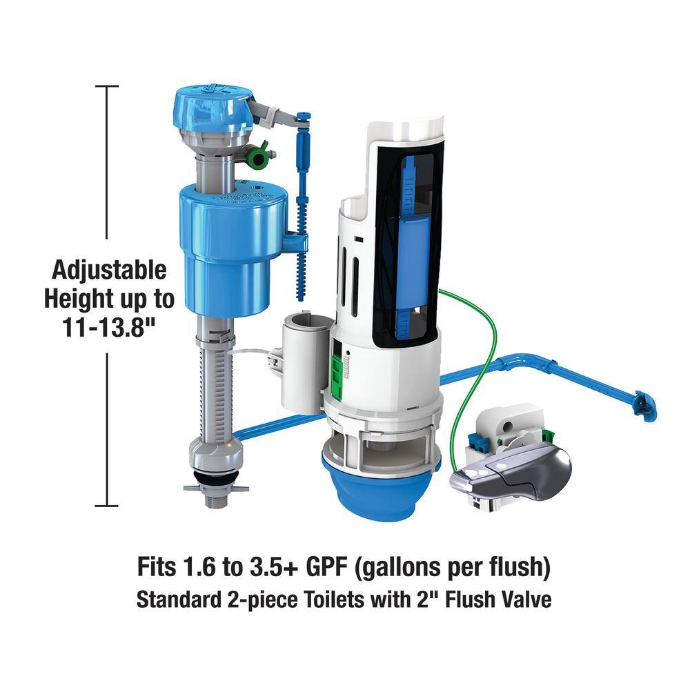 DANCO Water-Saving Toilet Total Repair Kit with Dual Flush Valve HYR451T