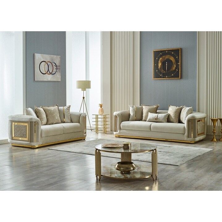 Esen 2 Pieces Living Room Sets 1 Sofa 1 Loveseat