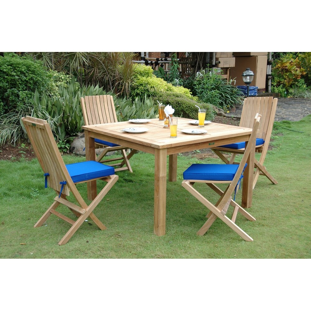 Windsor Comfort Chair 5 Pieces Folding Dining Set