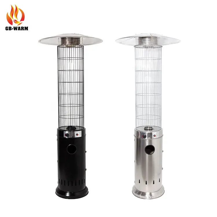 CE certified modern furniture factory price high quality customized outdoor gas glass tube patio heater