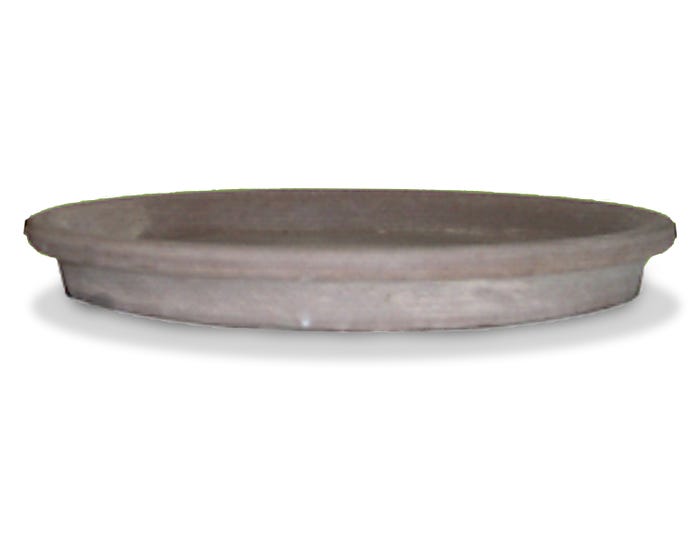 Ceramo Dark Basalt Clay Saucer to Fit 6 inch Pot SAB-6-DB