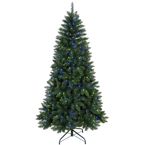 6/7/9Ft Automatic PVC Christmas Tree with Wifi Controlled Rgb Led Lights