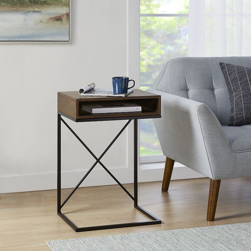 Madison Park Wegner C-Shaped End Table