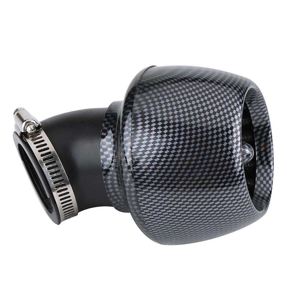 35mm Carbon Fiber Universal Air Filter Cleaner For 150cc-250cc Motorcycle Scooter Atv Dirt Bike