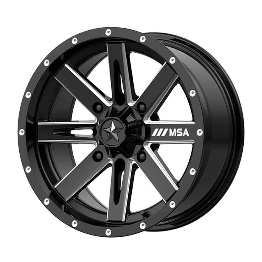 MSA Offroad Wheels M41 BOXER MA41 15X7 4X110 G-BLK MILL 10MM