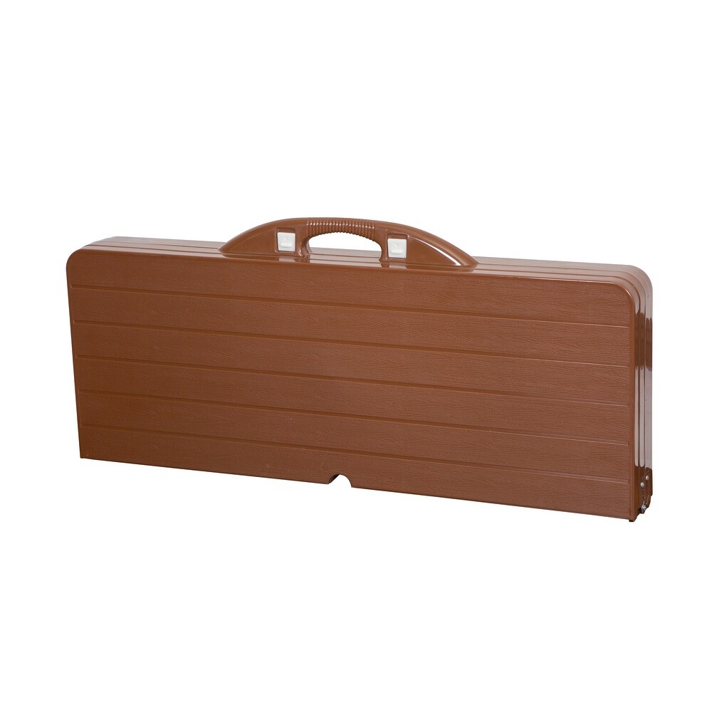 Stansport Picnic Table and Umbrella Combo   Brown